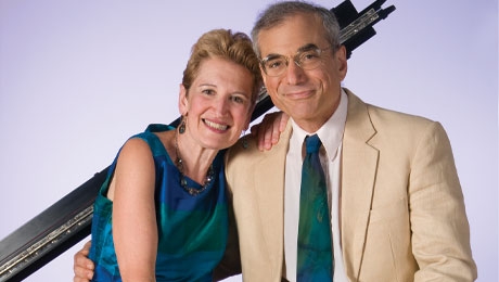 Sally Pinkas and Evan Hirsch at the Hop