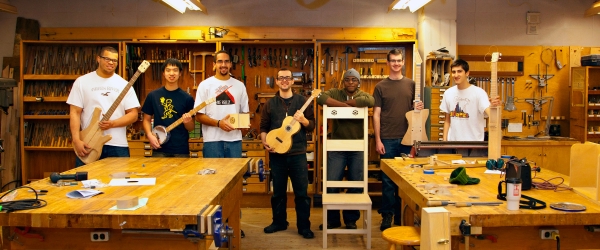 Woodworking Students at the Hop