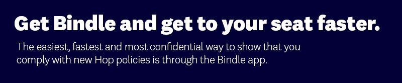 Get Bindle and get to your seat faster.