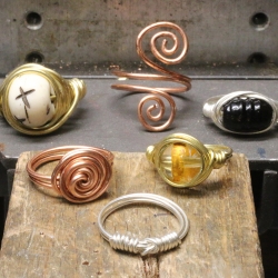 Twisted Wire Rings - Jewelry